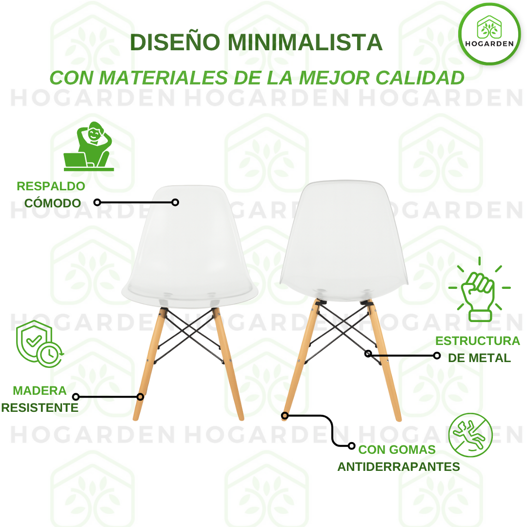 Silla Eames Transparente