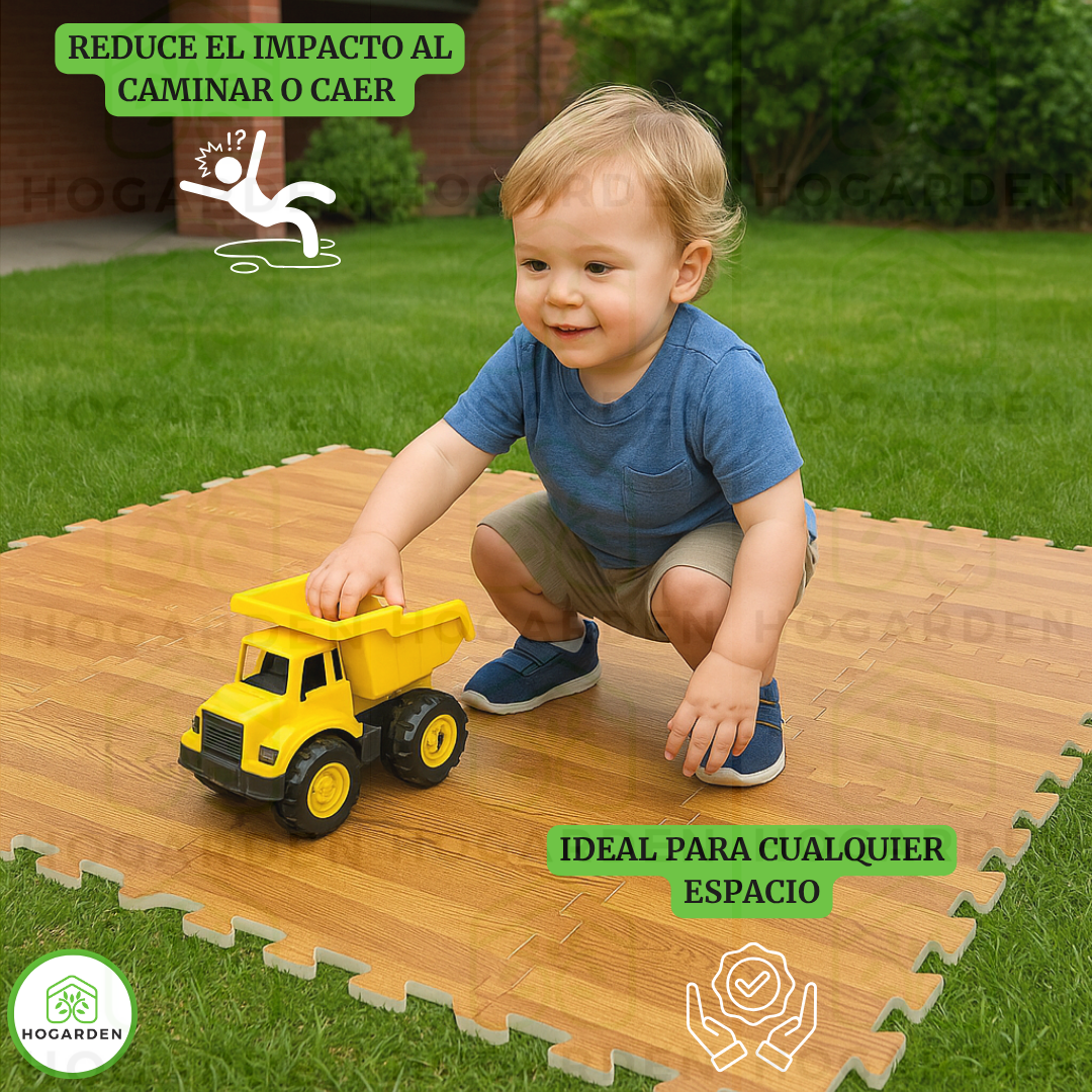 Piso Eva Tipo Madera Maple 1.0cm