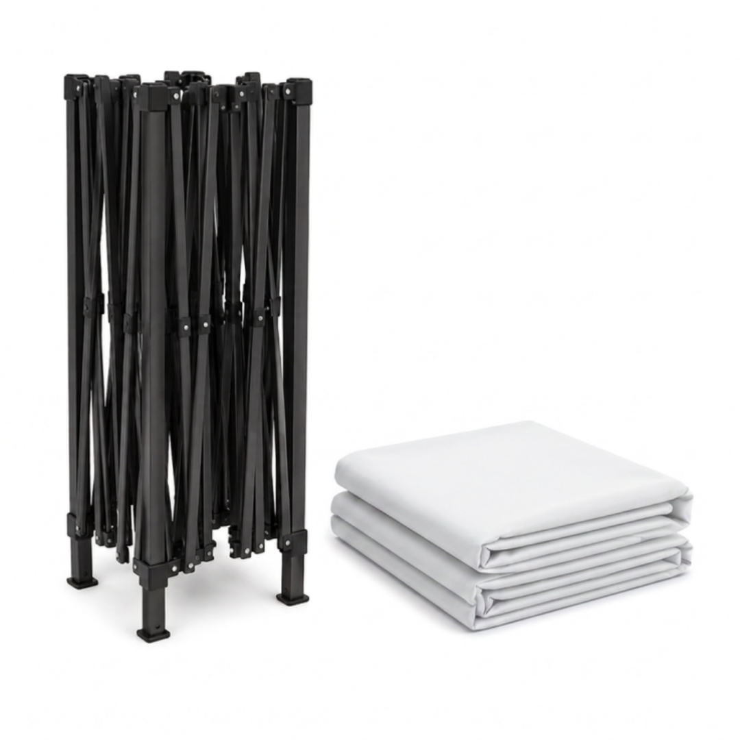 Carpa Plegable Blanca 3x4.5 M