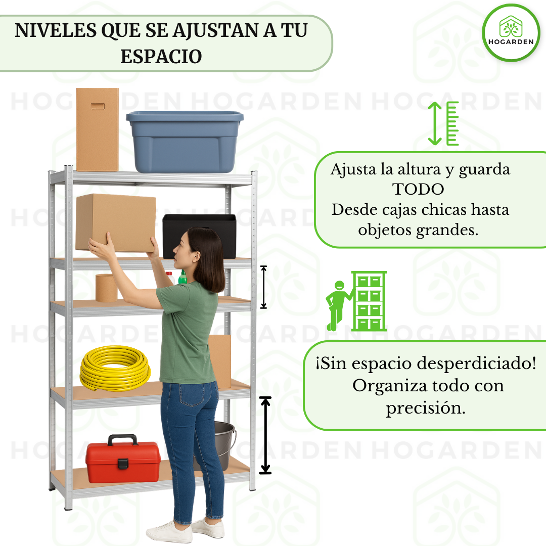 Estante Anaquel Organizador 5 Niveles