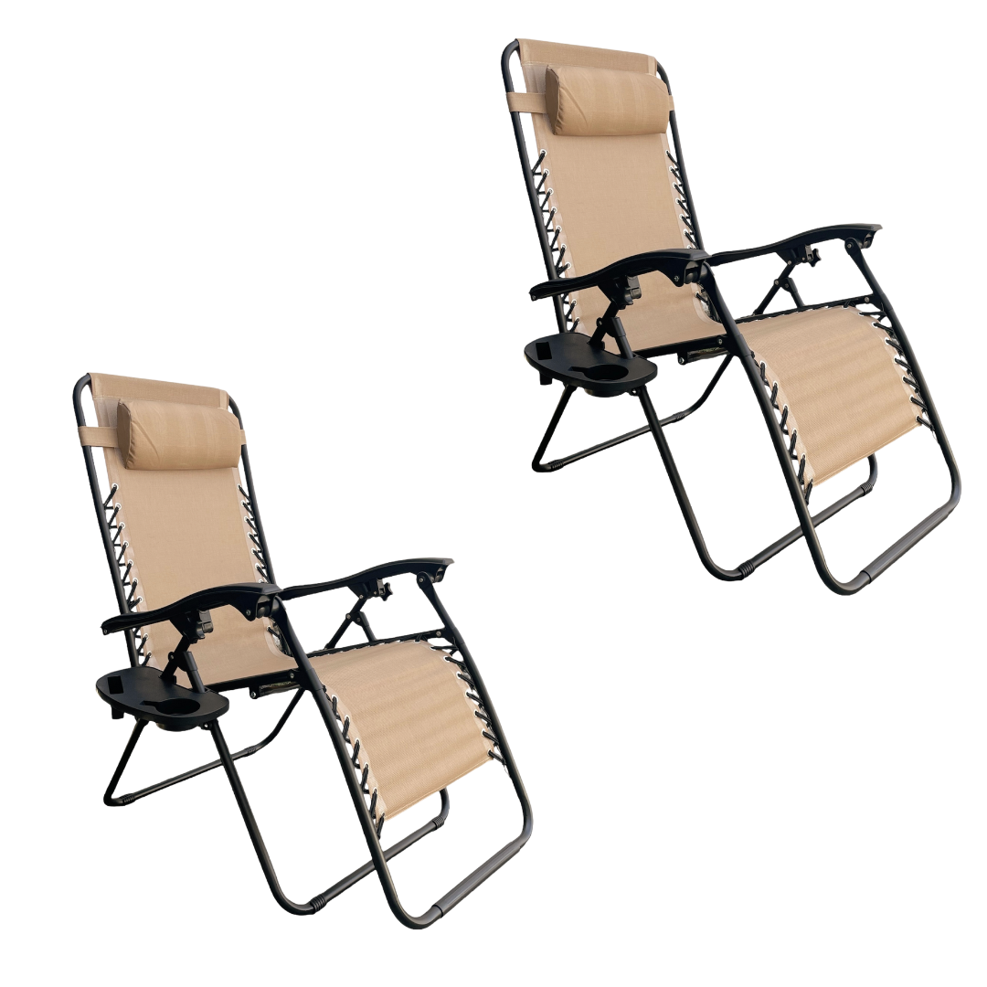 Silla Camastro Gravedad Cero Beige