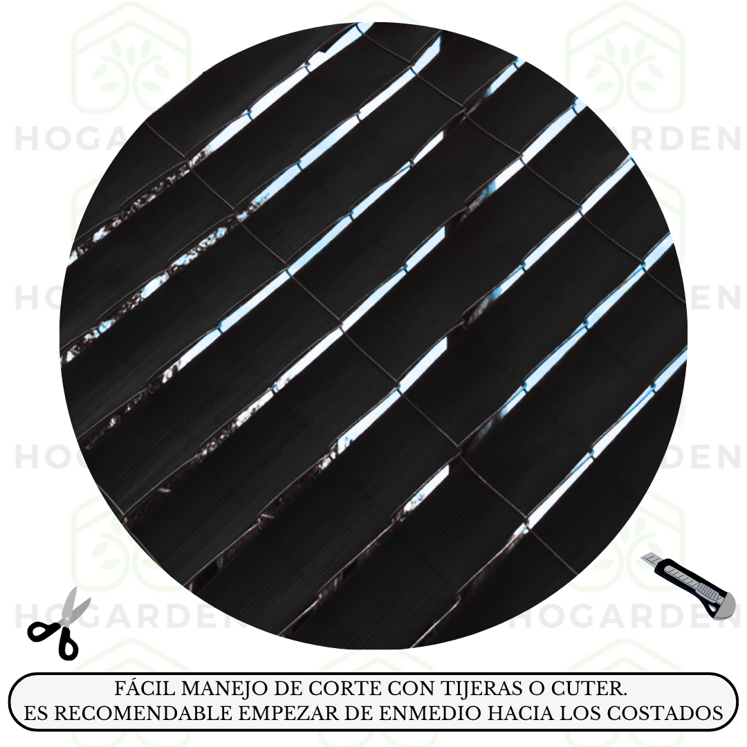 Cinta Rompeviento Negro Para Malla Ciclónica 10m2