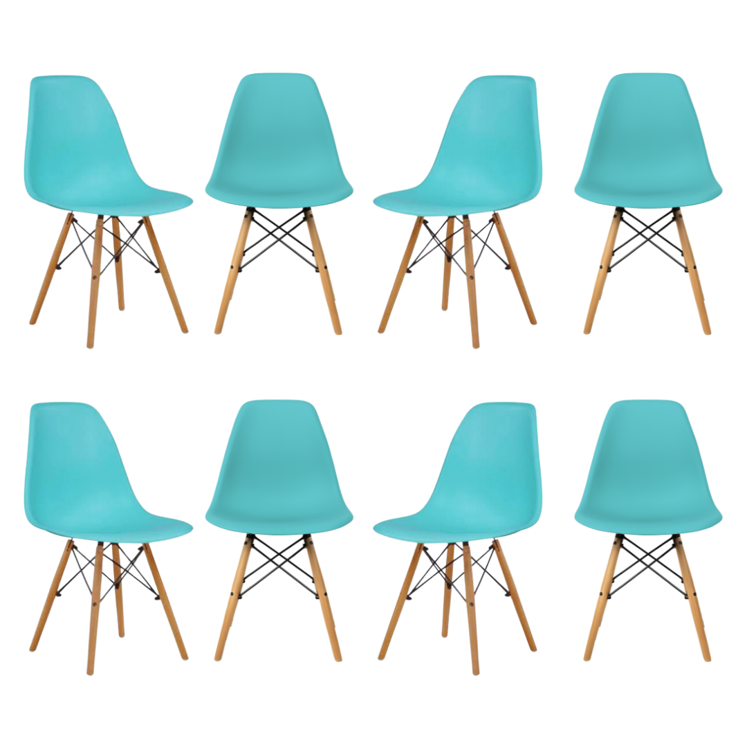 Silla Eames Minimalista Turquesa