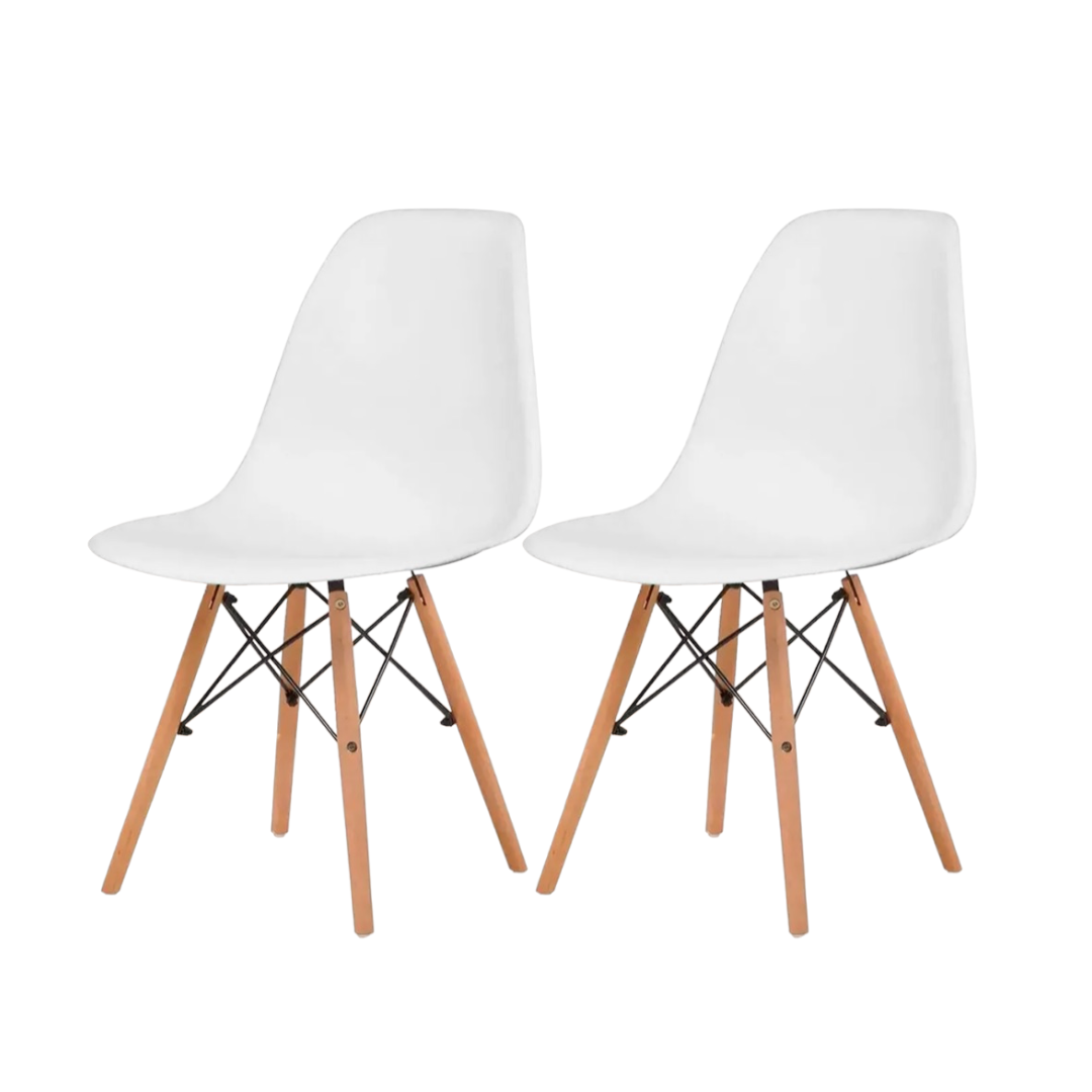 Silla Eames Minimalista Blanca