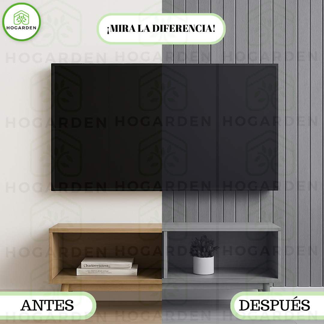 Panel Decorativo WPC Gris 2.9 m x 16 cm 10 Pzs