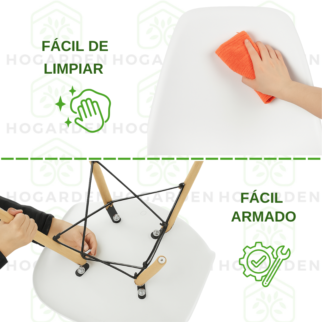 Silla Eames Minimalista Blanca