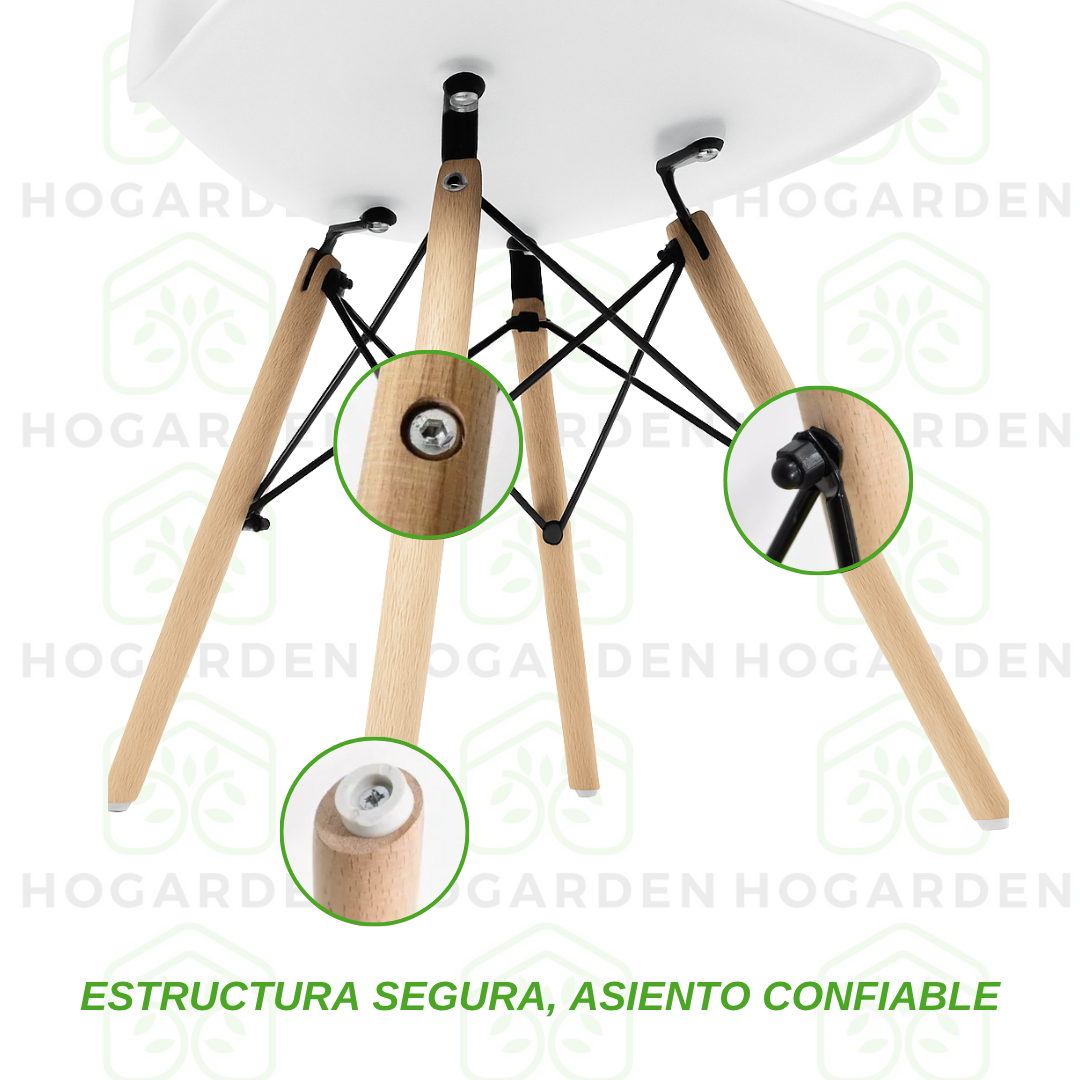Silla Eames Minimalista Blanca