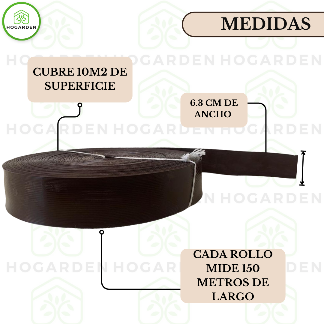 Cinta Rompeviento Café Para Malla Ciclónica 10m2