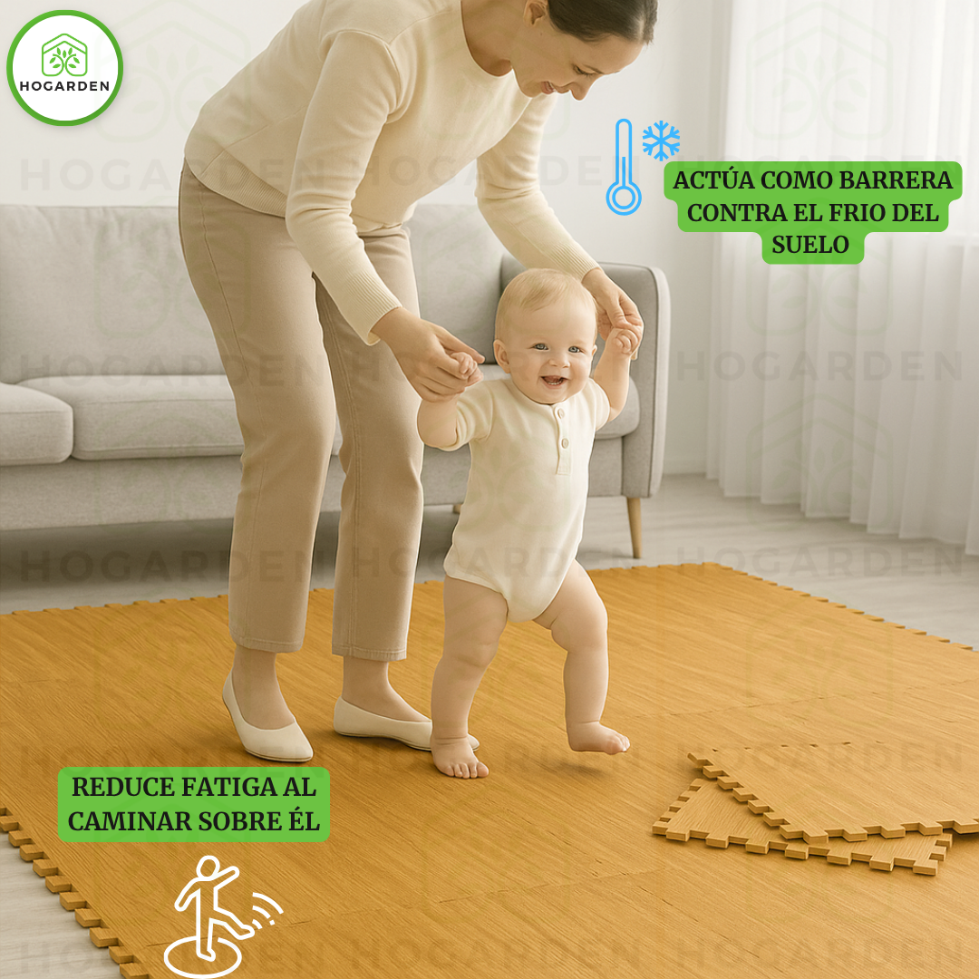 Piso Eva Tipo Madera Maple 1.0cm