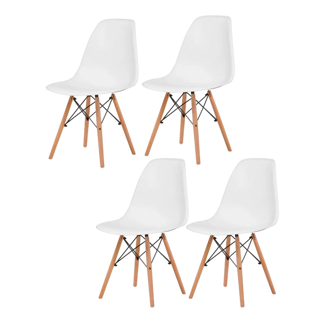 Silla Eames Minimalista Blanca