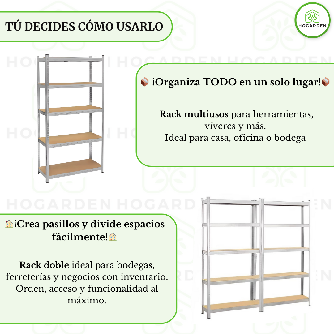 Estante Anaquel Organizador 5 Niveles