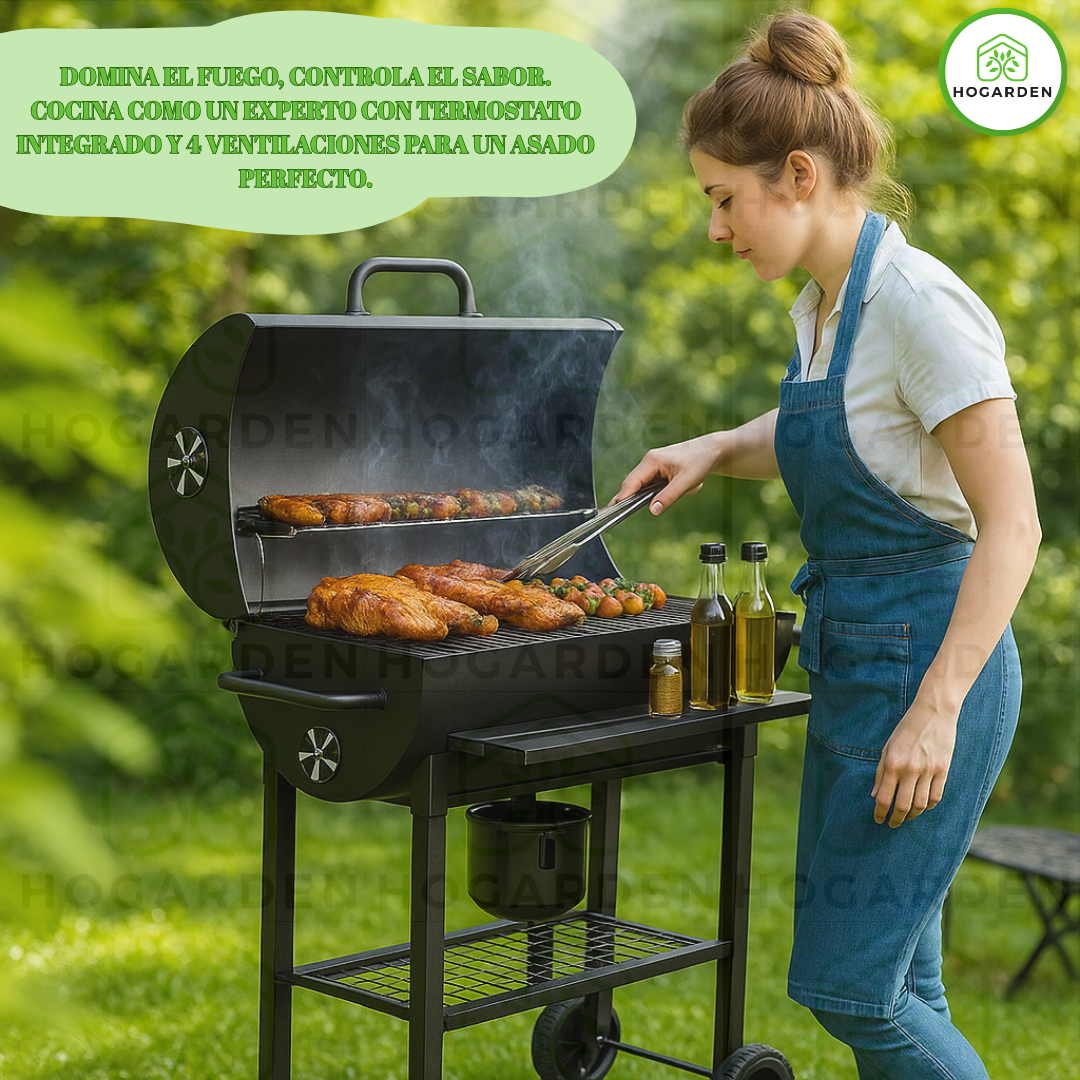 Asador Tipo Barril