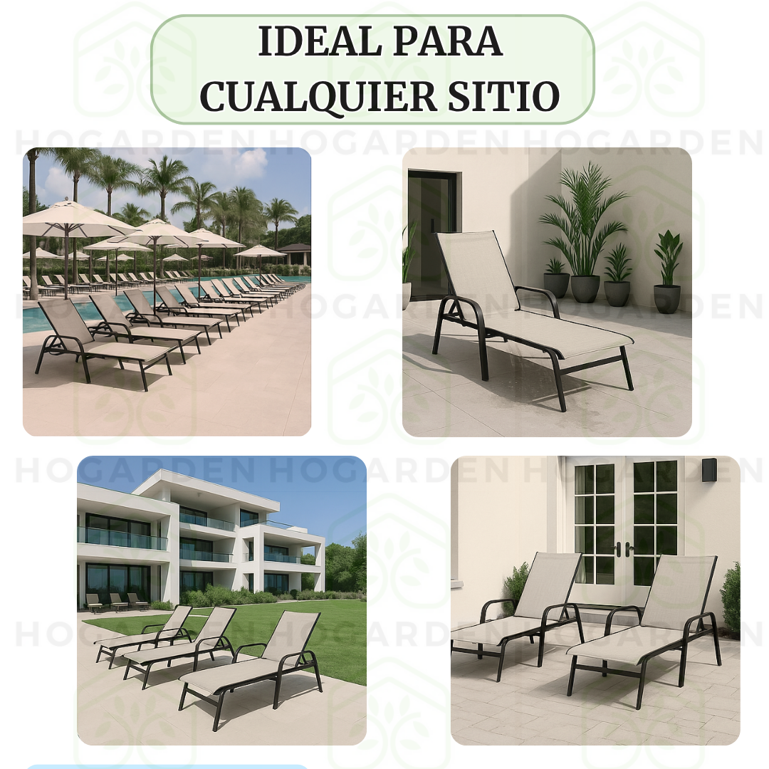 Camastro Metálico Beige