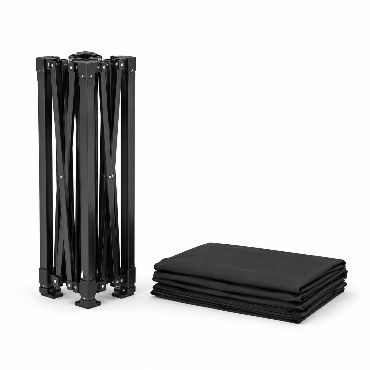 Carpa Plegable Negra 2x2 M