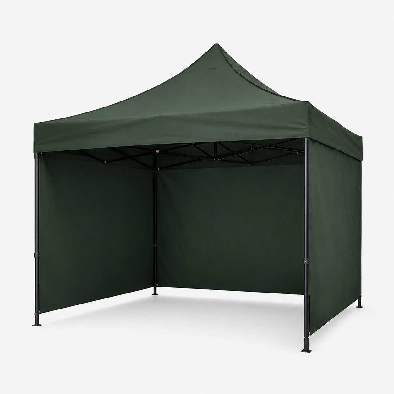Carpa Plegable Verde 3x3 M Con Pared