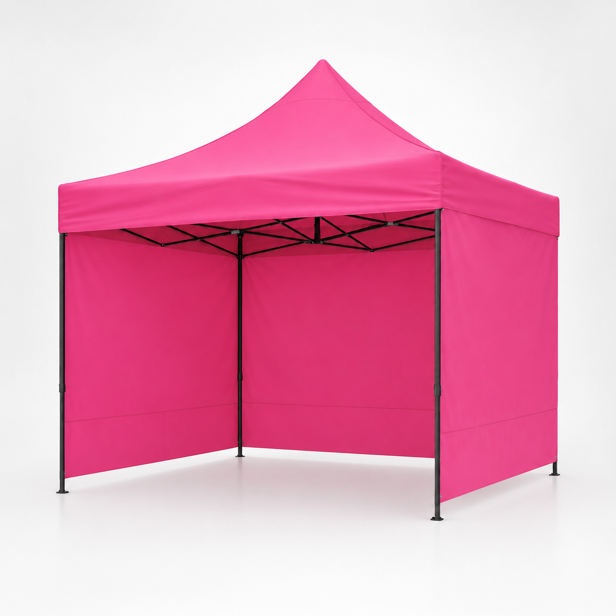 Carpa Plegable Rosa 3x3 M Con Pared