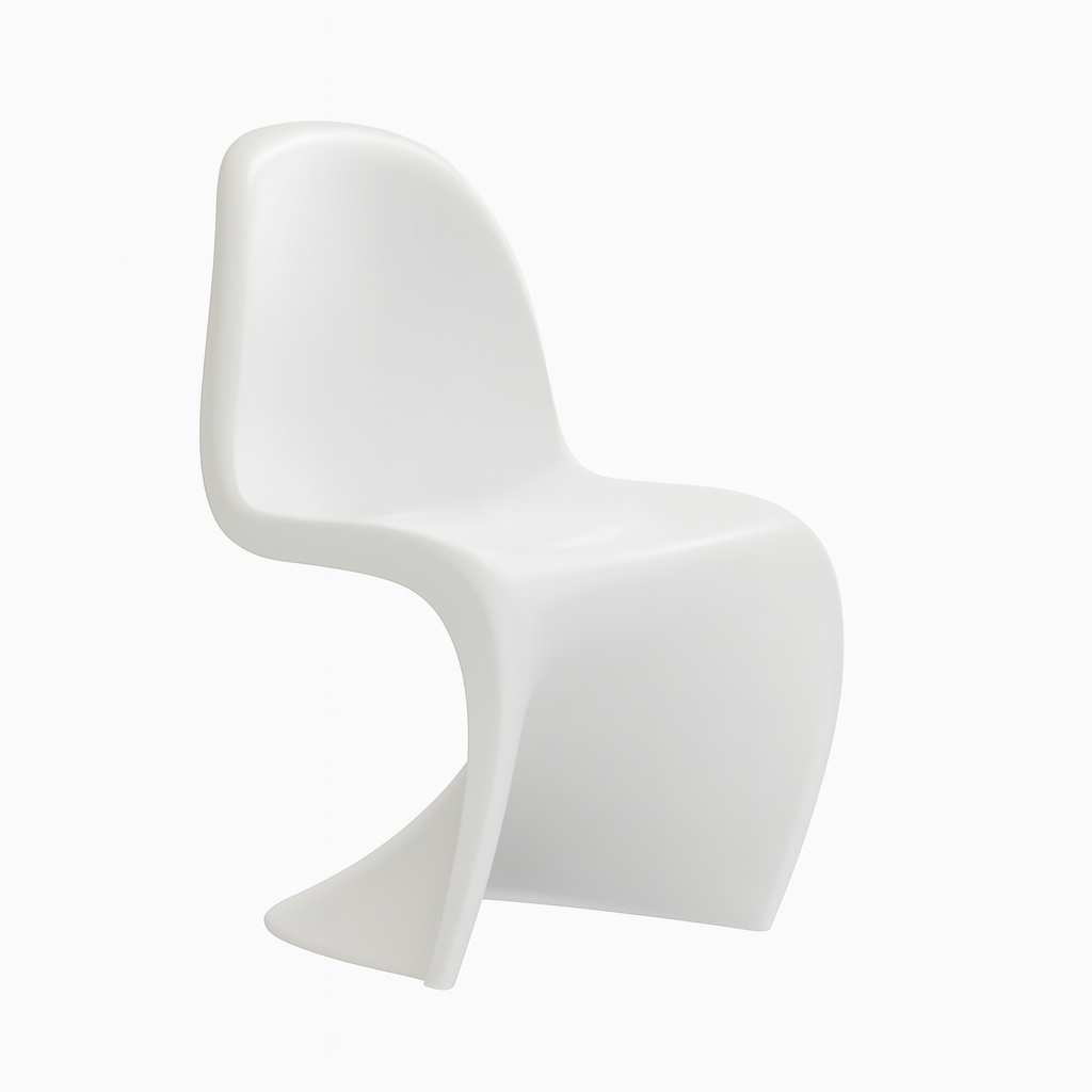 Silla Moderna Estilo Panton Blanco