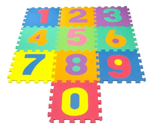 Tapete Foamy Números Para Bebés 10 pzs