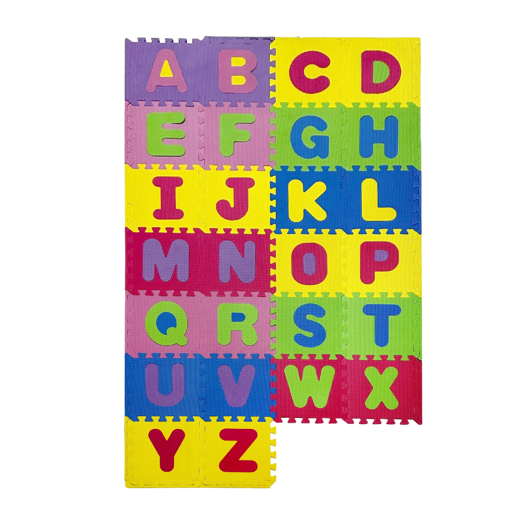 Tapete Foamy Abc Colores Para Bebés 26 pzs