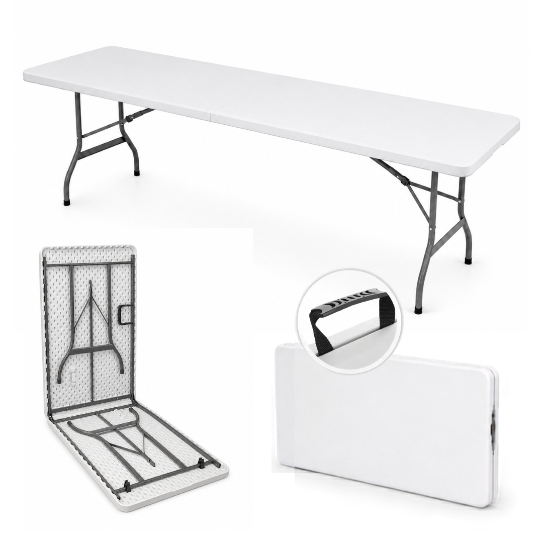 Mesa Plegable Blanca 2.40 M