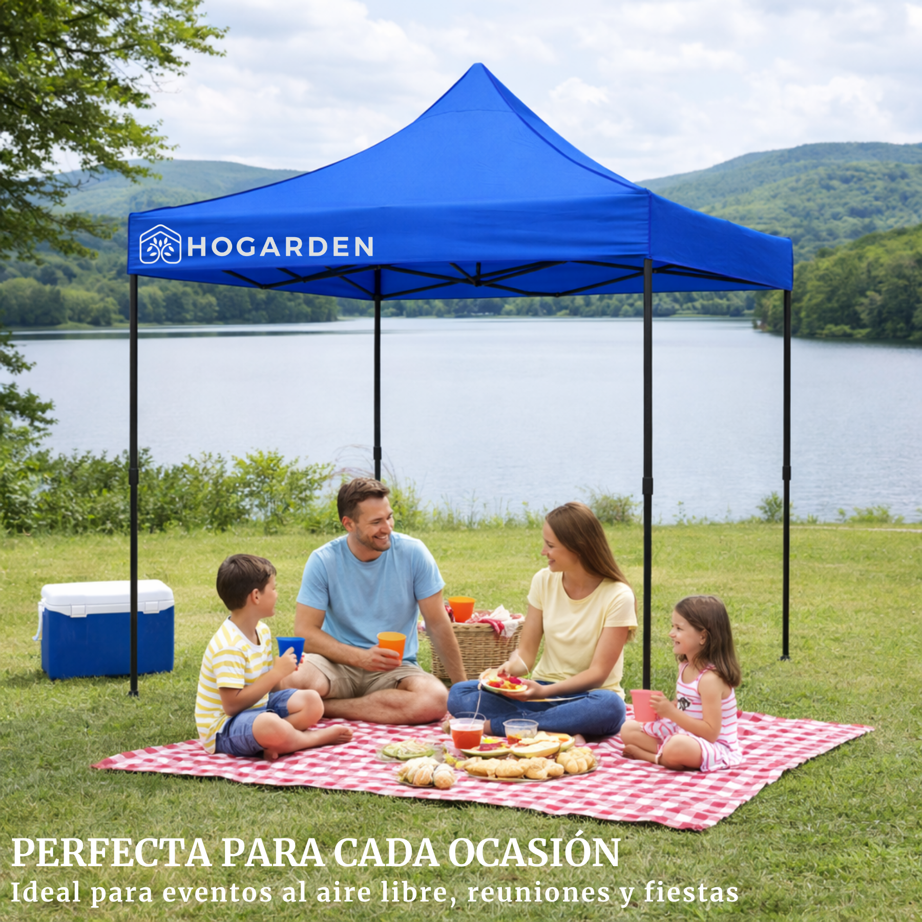 Carpa Plegable Azul 2x2 M