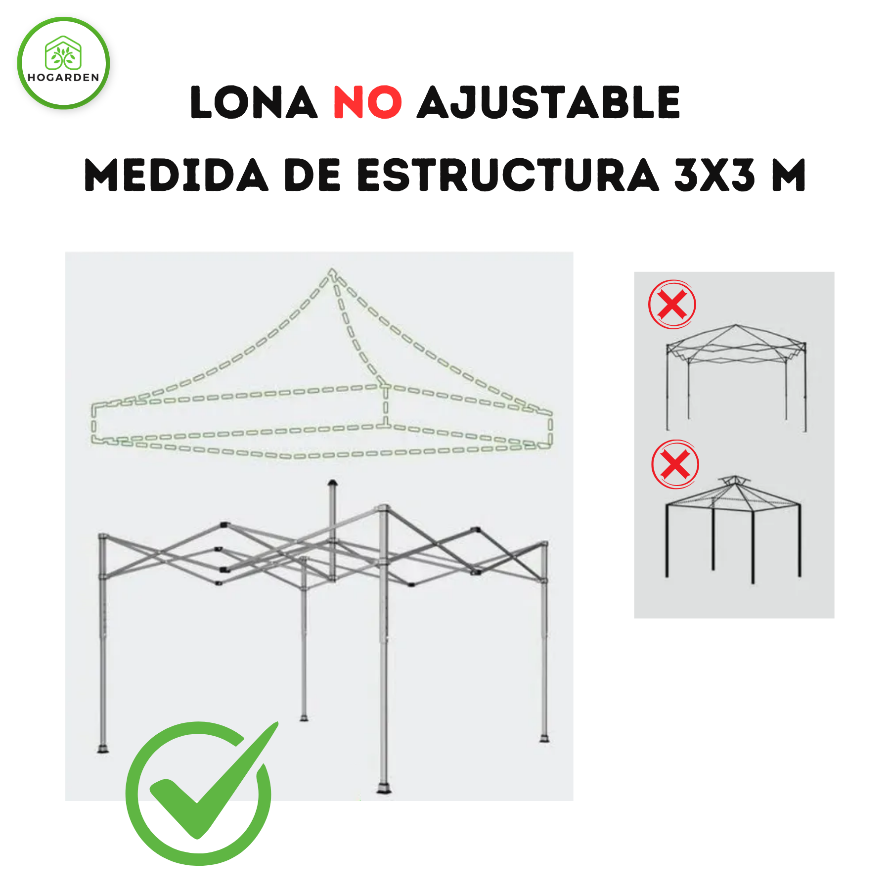 Repuesto De Toldo Vino 3x3 M