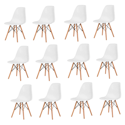 Silla Eames Minimalista Blanca