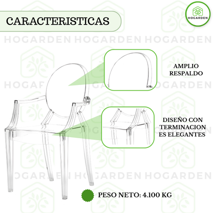 Silla Ghost Transparente Para Eventos