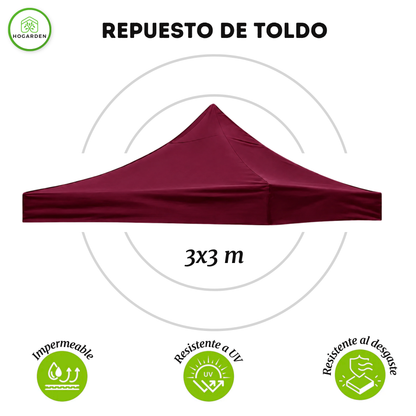 Repuesto De Toldo Vino 3x3 M