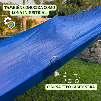 Lona Ahulada 4x3 M Reforzada Uso Rudo Impermeable