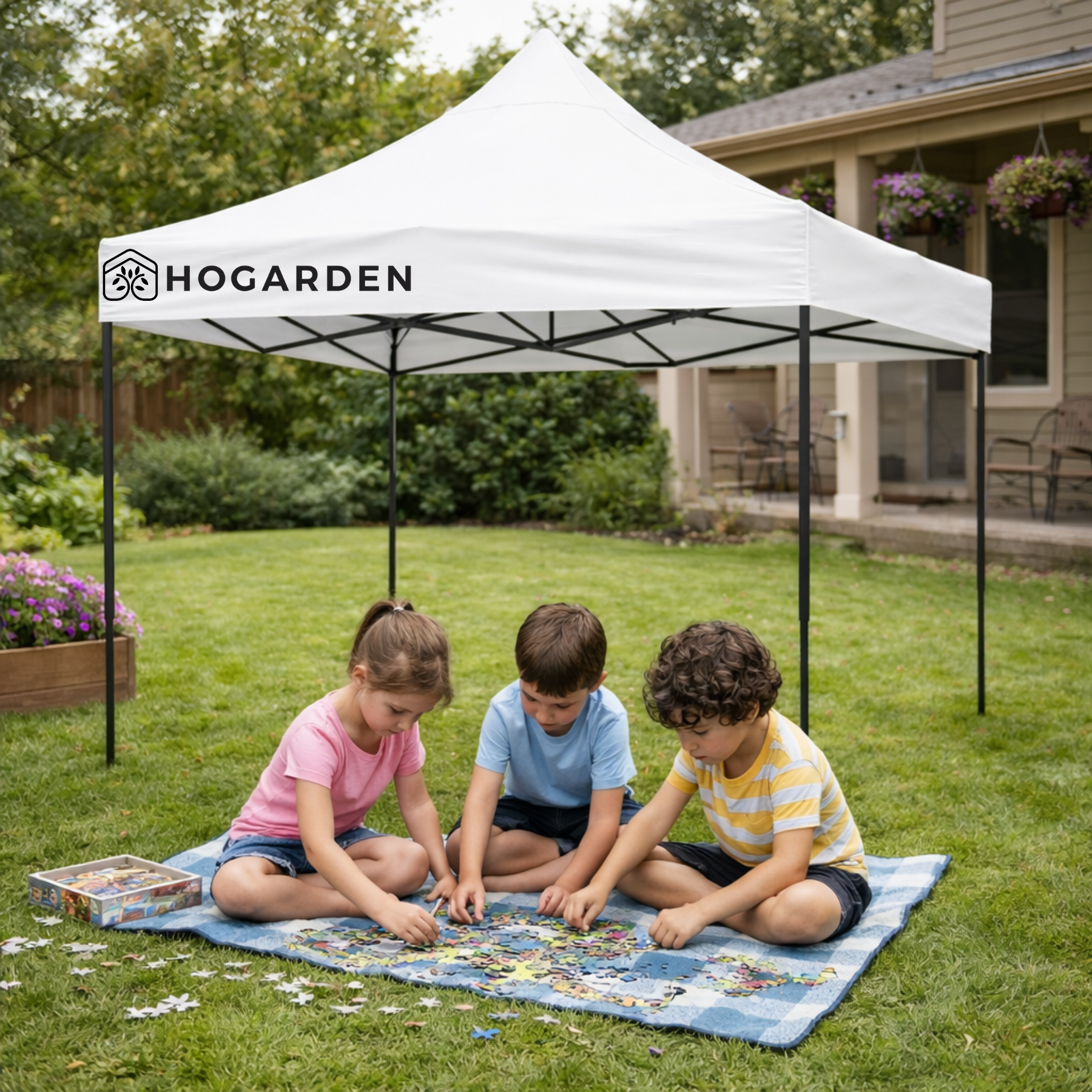 Carpa Plegable Blanca 3x3 M
