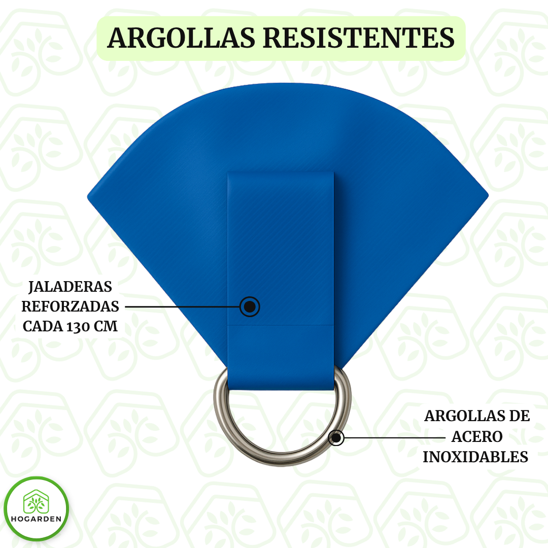 Lona Ahulada 4x3 M Reforzada Uso Rudo Impermeable