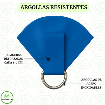Lona Ahulada 4x3 M Reforzada Uso Rudo Impermeable