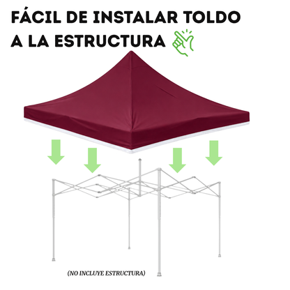 Repuesto De Toldo Vino 3x3 M