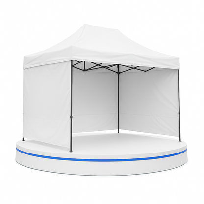 Carpa Plegable Blanca 2x3 M Con Pared