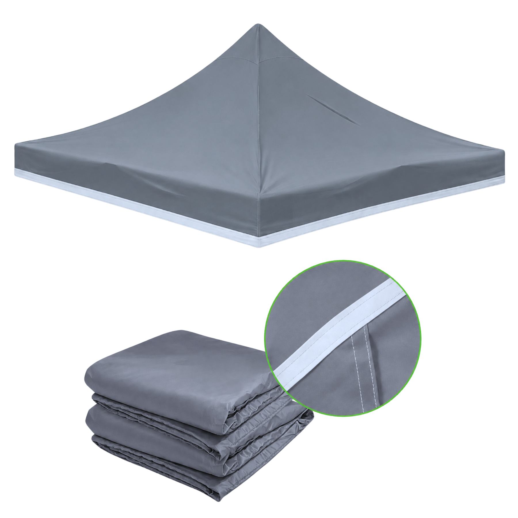Repuesto De Toldo Gris 3x3 M
