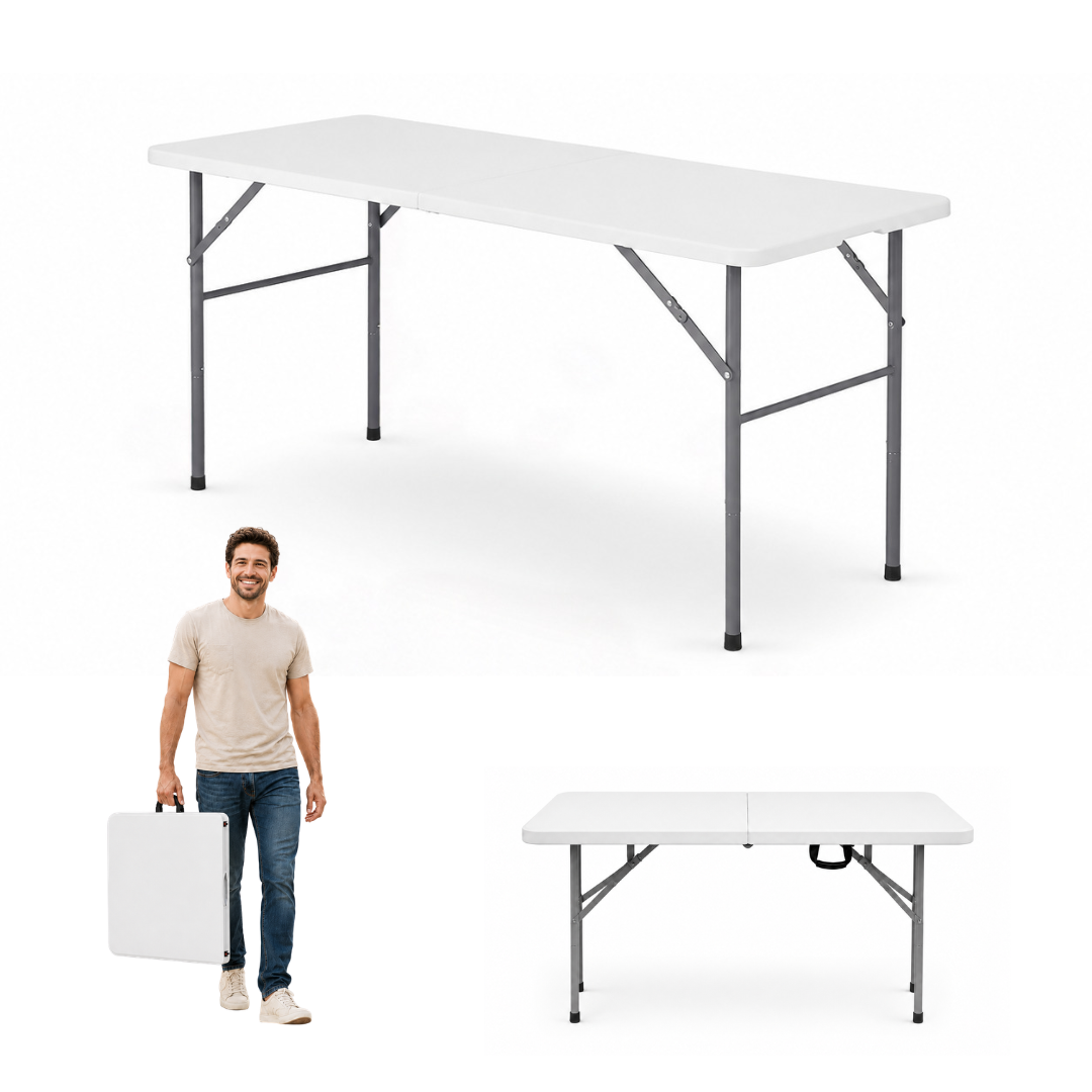 Mesa Plegable Blanca 1.20 M