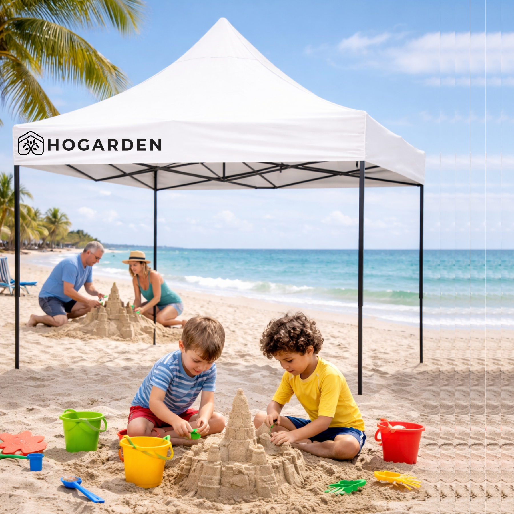 Carpa Plegable Blanca 3x3 M