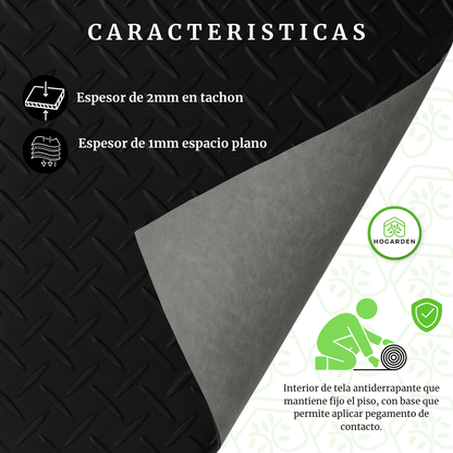Piso Espiga Antiderrapante