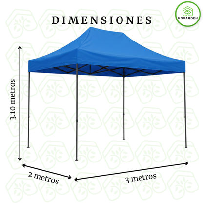 Carpa Plegable Azul 2x3 M