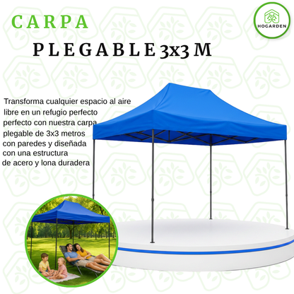 Carpa Plegable Azul 2x3 M