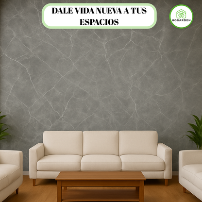 Panel Tipo Mármol Gris 122x244 Cm Para Decorar