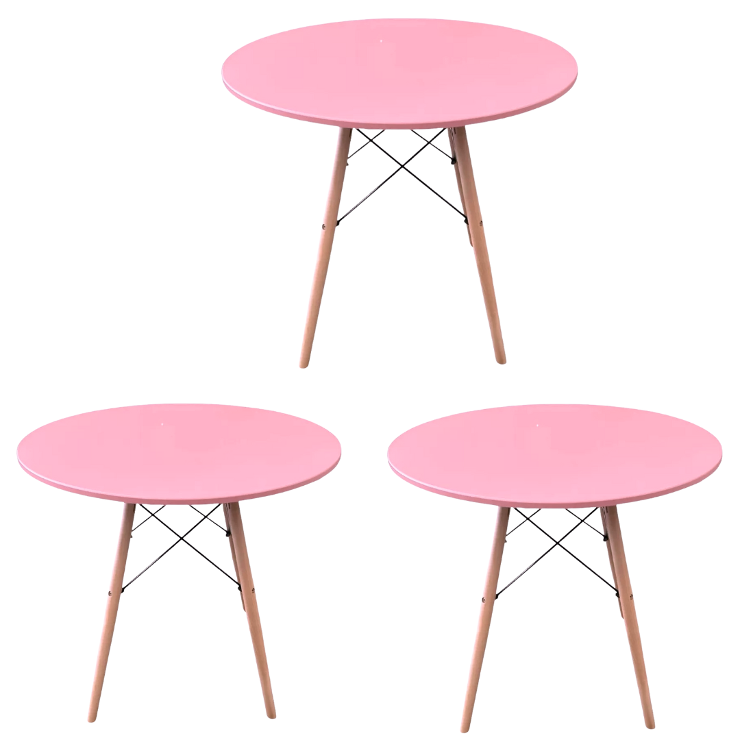 Mesa Eames Rosa Redonda
