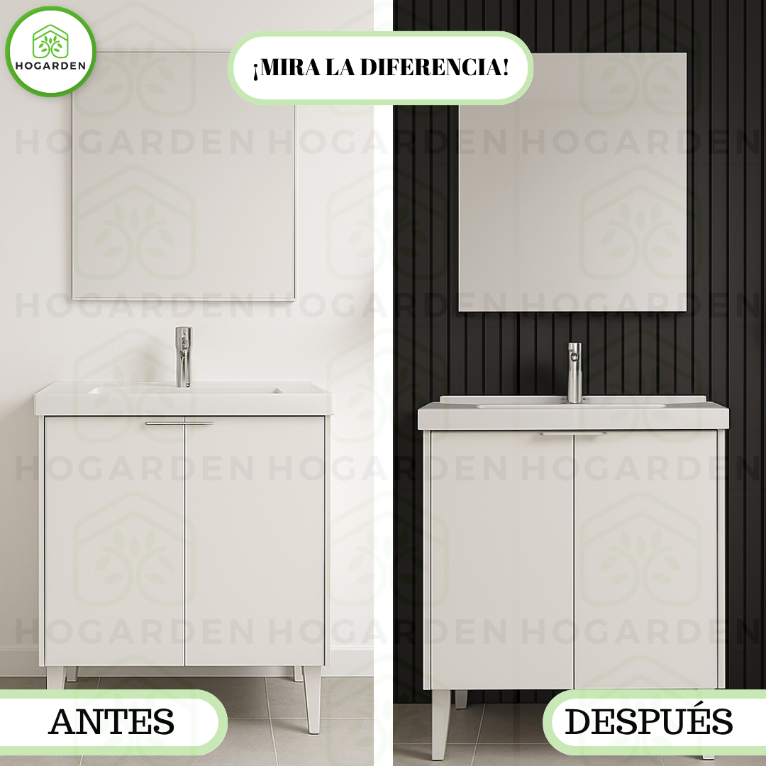 Panel Decorativo WPC Negro 2.9 m x 16 cm 10 Pzs