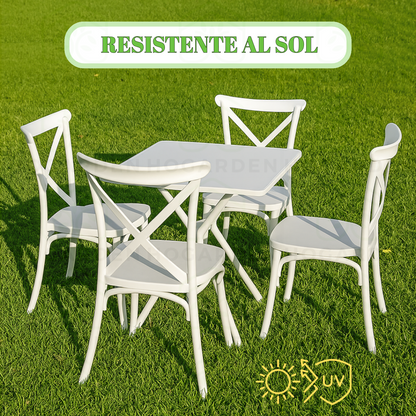 Silla Crossback Blanco Para Eventos