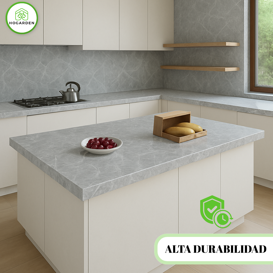 Panel Tipo Mármol Gris 122x244 Cm Para Decorar