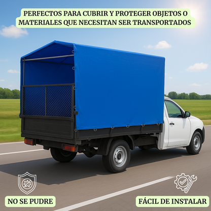 Lona Ahulada 4x3 M Reforzada Uso Rudo Impermeable