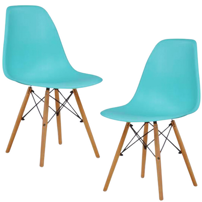 Silla Eames Minimalista Turquesa