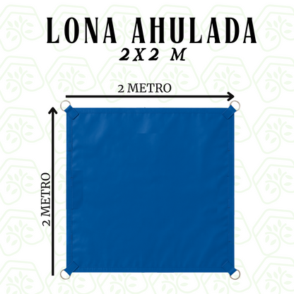 Lona Ahulada 2x2 M Reforzada Uso Rudo Impermeable