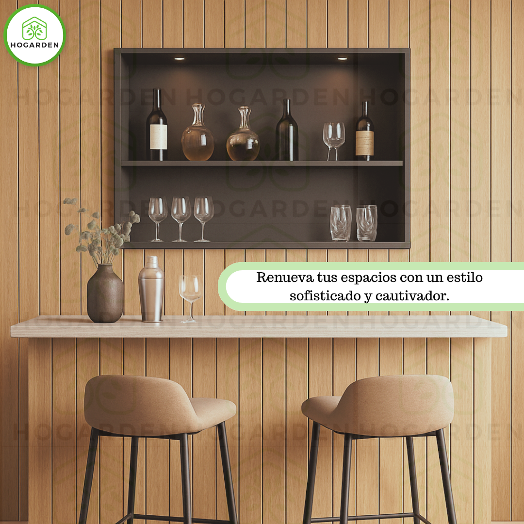 Panel Decorativo WPC Arce Amarillo 2.9 m x 16 cm 10 Pzs